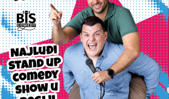 MARKO DEJANOVIĆ I GORAN VINČIĆ - DUPLA DOZA - stand up - plakat