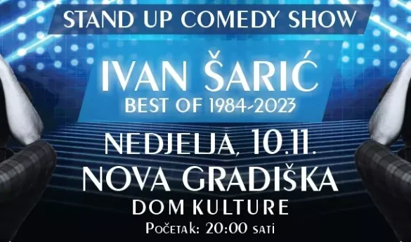 IVAN ŠARIĆ - STAND UP - plakat