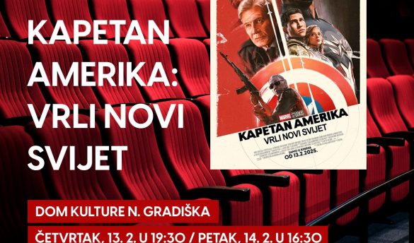 KAPETAN AMERIKA - VRLI NOVI SVIJET - plakat