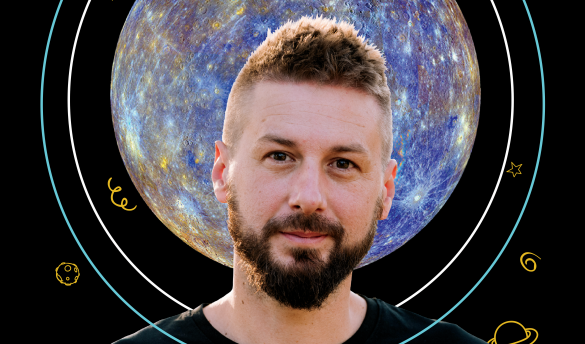 SRĐAN DINČIĆ - MERKUR BESKUĆNIK - stand up - plakat