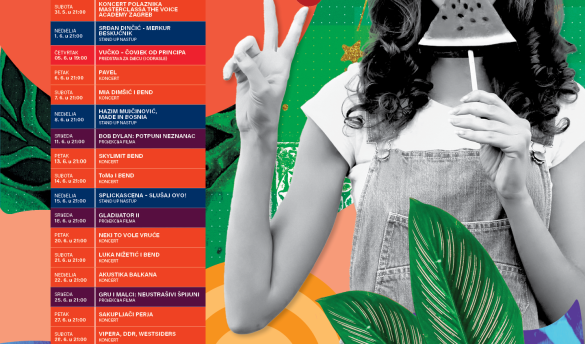 VOLIM LJETO I KULTURU 2025. - plakat