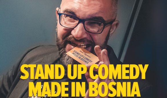 HAZIM MUJČINOVIĆ - MADE IN BOSNIA - stand up comedy - plakat