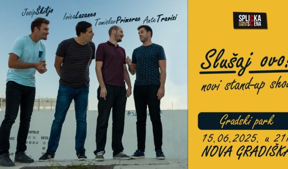 SPLICKASCENA - SLUŠAJ OVO - stand up - plakat