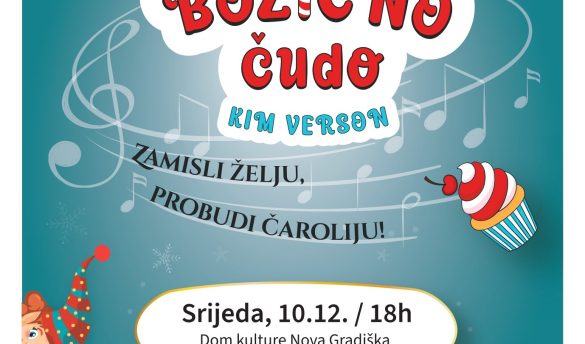 BOŽIĆNO ČUDO - KIM VERSON - mjuzikl za djecu - plakat